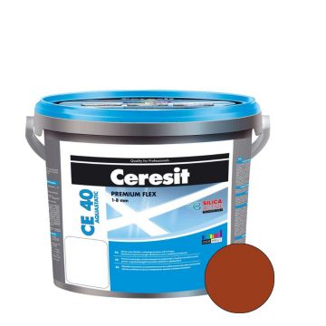 Chit de rosturi gresie si faianta Ceresit CE 40, caramiziu, interior/exterior, 5 kg