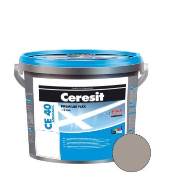 Chit de rosturi gresie si faianta Ceresit CE 40, manhattan, interior/exterior, 5 kg