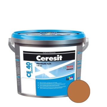 Chit de rosturi gresie si faianta Ceresit CE 40, siena, interior/exterior, 5 kg