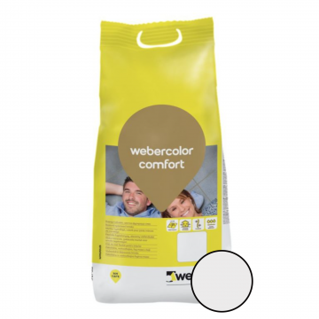 Chit de rosturi Weber Color Comfort interior/exterior Perla 5Kg