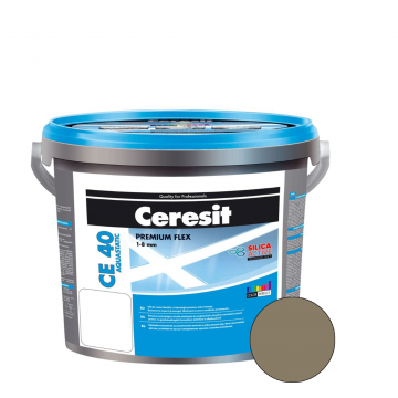 Chit pentru rosturi Ceresit CE 40, gri cement, 5 kg