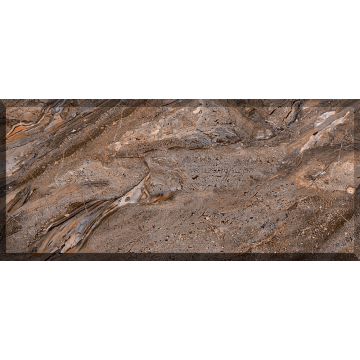 Faianta baie Nevada Pure Brown, maro, lucios, aspect de marmura, 60 x 20 cm