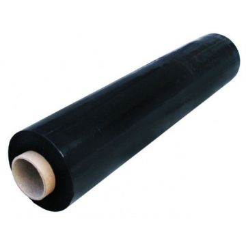 Folie stretch, neagra, 23 Microni, 0.50 x 100 m