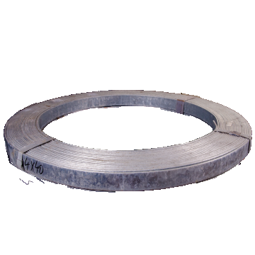 Platbanda zincata, 4 x 40 mm, colac 51 kg, 1.256 kg/m