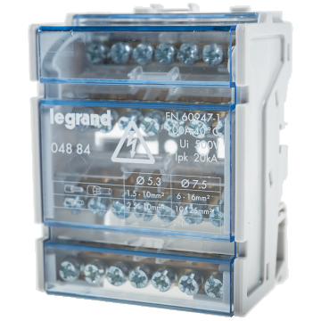 Repartitor modular Legrand 004884, 4P, 100 A