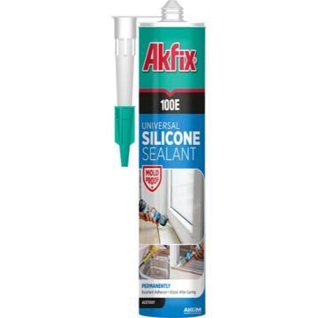 Silicon etansant universal Akfix 100 E, transparent, 280 ml