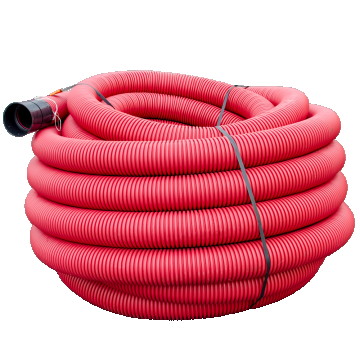 Teava de protectie corugata TehnoWorld, D 125 mm, 450N, colac 50 m