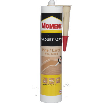 Adeziv etansant pentru parchet si plinte, Moment Parquet Acryl, pin, 290 ml