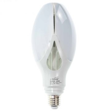 Bec LED Lohuis Flower, E27, 40W, 4000 lm, lumina rece 6500 K