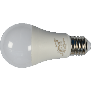 Bec normal A-60 cu Led Lohuis, E27, 12W , lumina rece