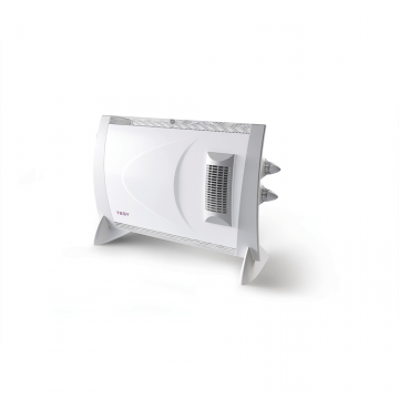 Convector electric de pardoseala Tesy CN 202 ZF, 2000 W, 70 x 15 x 46 cm, 4 trepte de putere, aeroterma incorporata