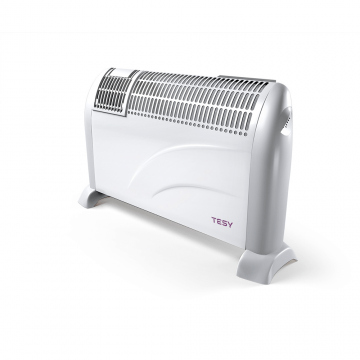 Convector electric de pardoseala Tesy CN 203 ZF, 2000 W, 67 x 17 x 43 cm, 3 trepte de putere, aeroterma incorporata