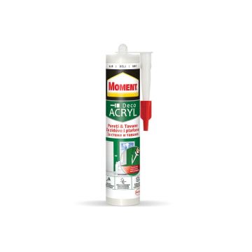Etansant acrilic Moment Pereti si Tavane, alb, interior / exterior, 280 ml