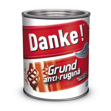 Grund metal anti-rugina Danke, interior/exterior, gri, 0.7 l