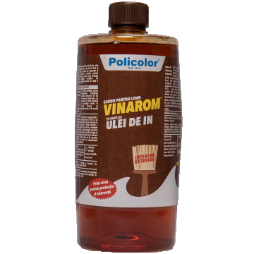 Grund pe baza de ulei de in pentru lemn Vinarom, Policolor, 0,9 L