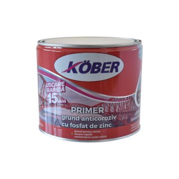 Grund pentru metal, Kober Primer, interior/exterior, rosu oxid,2,5 L