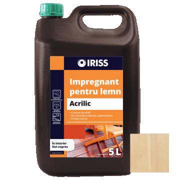 Impregnant pentru lemn, Iriss, interior/exterior, pin, 5 l