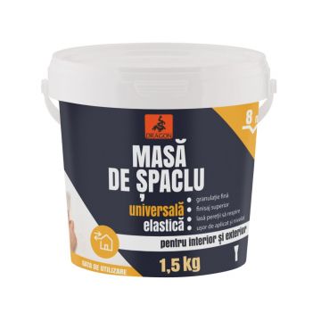 Masa de spaclu elastica Dragon, 8x8, 1,5 kg