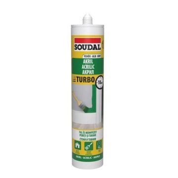 Mastic acrilic Express Construction, Soudal, alb, 280 ml