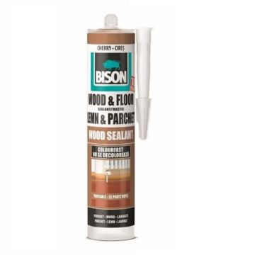 Mastic pentru lemn si parchet, Bison Wood Sealant, cires, 300 ml