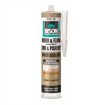 Mastic pentru lemn si parchet, Bison Wood Sealant, fag, 300 ml