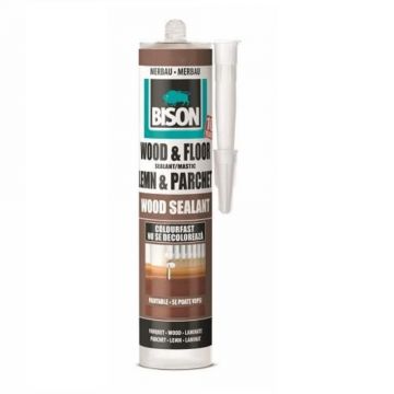 Mastic pentru lemn si parchet, Bison Wood Sealant, merbau, 300 ml