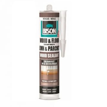 Mastic pentru lemn si parchet, Bison Wood Sealant, wenge, 300 ml