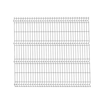 Panou gard bordurat zincat, plastifiat, gri antracit, RAL 7016, 1200 x 2000 mm