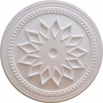 Rozeta decorativa din polistiren expandat GS 04, diametru 40 cm, alb Rozeta decorativa din polistiren expandat GS 04, diametru 40 cm, alb