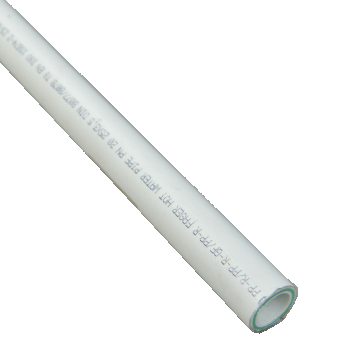 Teava PPR 25 mm Vesbo, insertie fibra sticla, 20 bar, alb, 4m