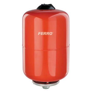 Vas de expansiune pentru apa calda Ferro CO12W R12, montaj suspendat, rosu RAL 300, 12 l