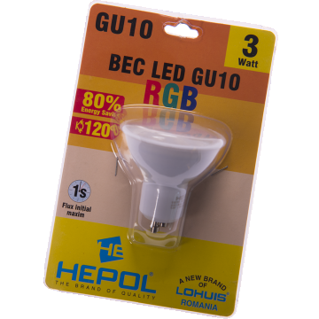 Bec Hepol 21 Led-Uri Rgb Gu10