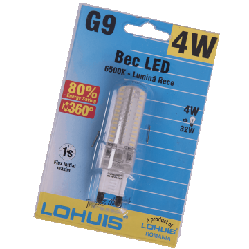 Bec Led Silicon Lohuis G9 4 W, 230V