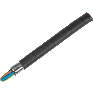Cablu electric CYABY, 5 x 6mm, izolatie PVC, negru, cupru
