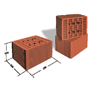 Caramida Eco, Soceram, 290 x 240 x 238 mm