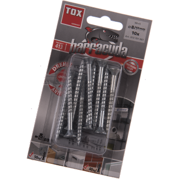 Diblu Barracuda cu surub, 8 x 40 mm