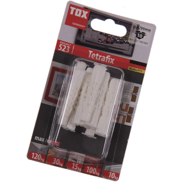 Diblu Tetrafix TFS, plastic, 8 x 50 mm, 10 buc