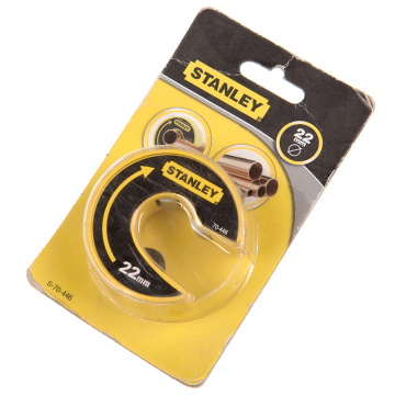 Dispozitiv de taiat tevi Stanley 0-70-446, metal, galben + negru, 22 mm