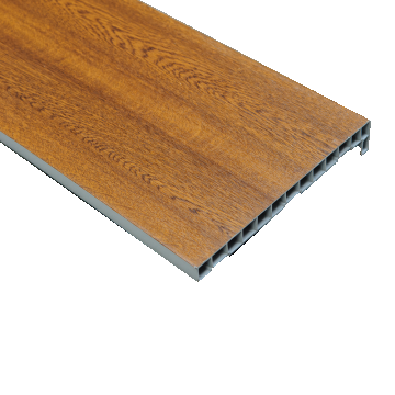 Glaf PVC pentru interior, Helopal, golden oak, 250 x 2975 mm