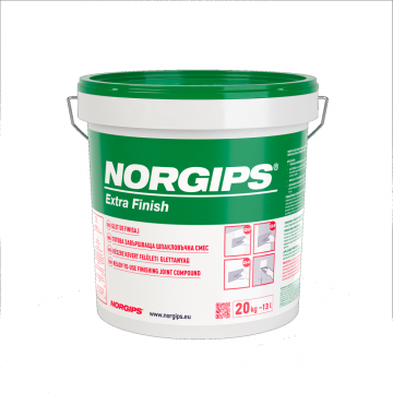 Glet gata preparat Norgips Extra Finish, 20 kg Glet gata preparat Norgips Extra Finish, 20 kg