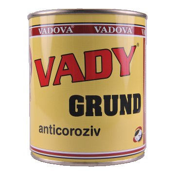 Grund pentru metal Vady, interior/exterior, rosu oxid, 0.9Kg