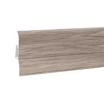 Plinta parchet Perfecta 62  PVC, Millenium light oak, 2500 x 62 x 23 mm