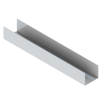 Profil UW Nida Metal, pentru gips-carton, 50 x 3000 x 0.6 mm