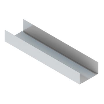 Profil UW  Nida Metal, pentru gips-carton, 75 x 3000 x 0.6 mm