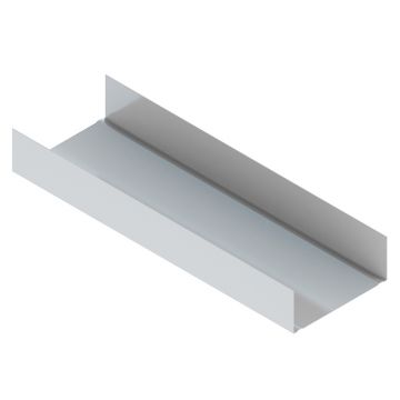 Profil UW pentru gips-carton Siniat Nida Metal, 100 x 3000 x 0.6 mm