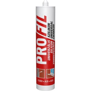 Silicon universal, alb, Profil, interior/exterior, 270 ml