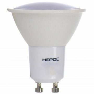 Spot LED Hepol GU10, 6,5W, 500 lm, lumina calda