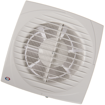 Ventilator de baie Vents DV, intreupator cu fir, D 150 mm, 24 W, 2400 rpm, 292 mc/h, alb