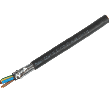 Cablu electric C2XABY (CYABY) 3 x 6 mm², izolatie PVC, negru, cupru