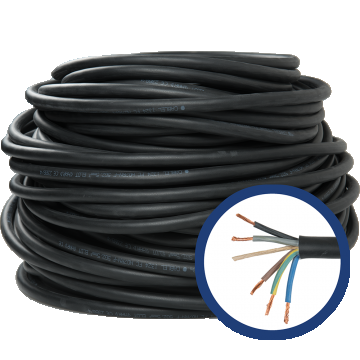 Cablu electric H07RN-F 5 x 2,5 mmp